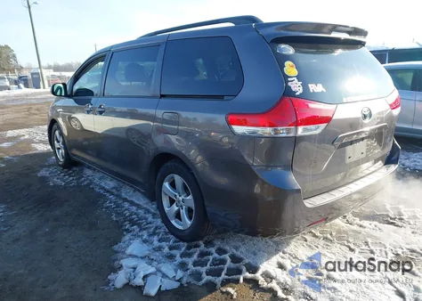 2012 Toyota Sienna Le V6 8 Passenger from USA, damaged, VIN 5TDKK3DC7CS211450